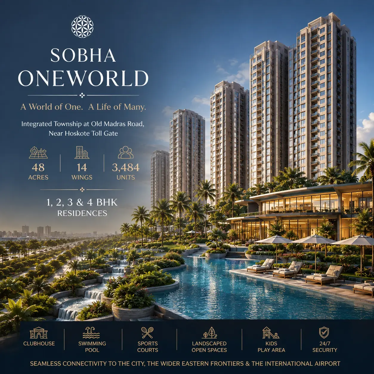 Sobha One World brochure project details